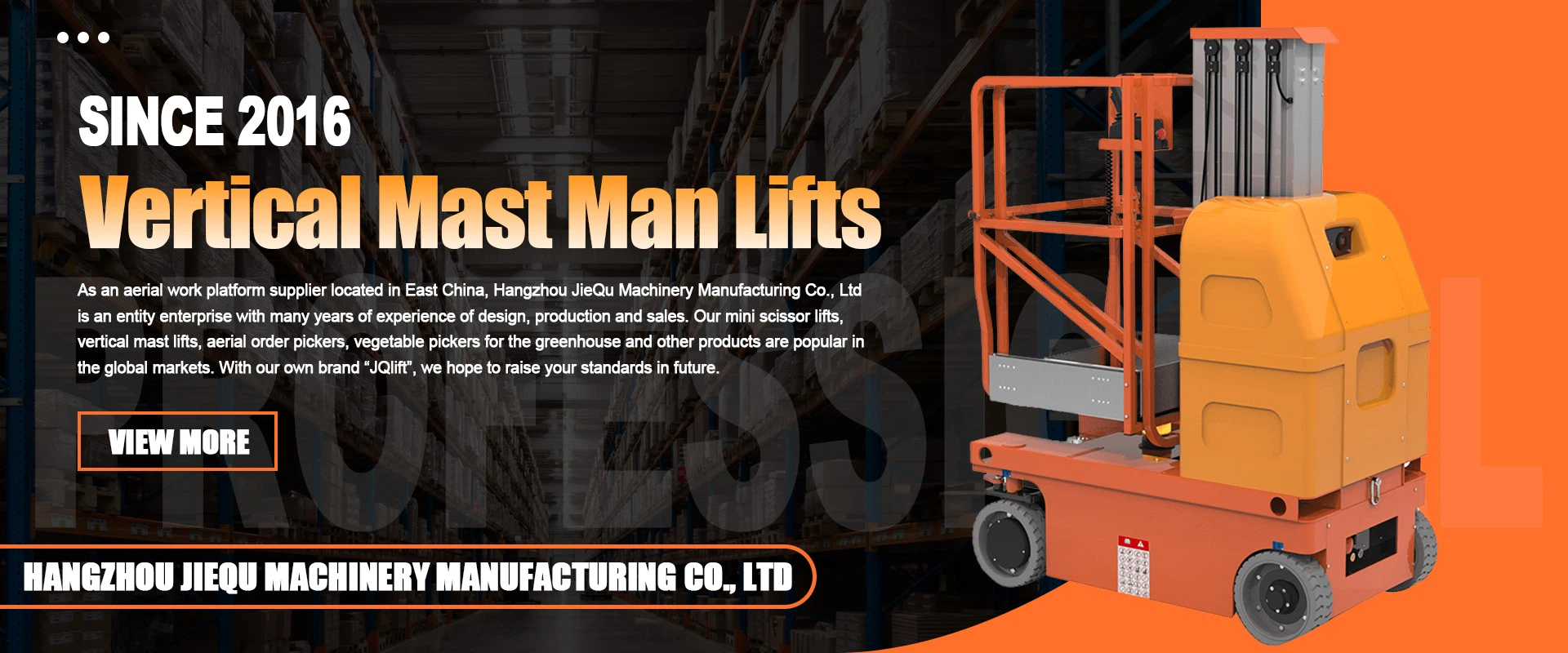 Single Mast Lifts, Double Mast Lifts